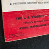 Starrett List Prices 1953 tools steel tapes flat stock for catalog