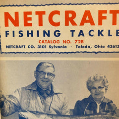 Netcraft Fishing Tackle 1972 Catalog 72B Toledo Ohio Eagle Claw Old Pal Gladding