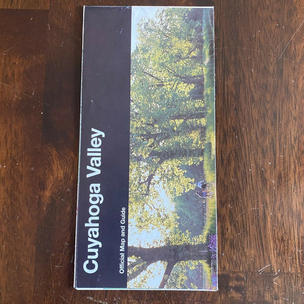 Cuyahoga Valley Map Guide 1995 Vintage Brochure National Park Recreation Area