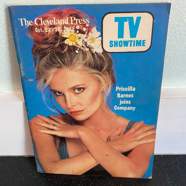 TV Showtime October 23 1981 Priscilla Barnes Cleveland Press Local Guide
