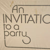 Party Invitations Vintage Retro NOS Forget Me Not American Greetings ca 1980s
