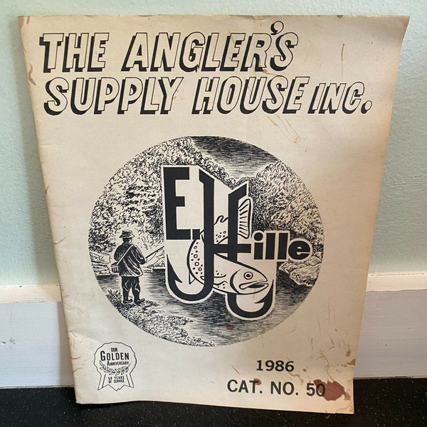 Angler's Supply House 1986 Catalog 50 Williamsport PA E. Hille Fishing Tackle