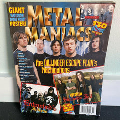 Metal Maniacs November 2004 magazine Heavy Music Dillinger Escape Plan Entombed