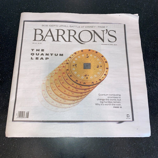 Barron's Newspaper Magazine November 28 2022 Quantum Computing