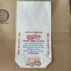 Voigt's Paper Flour Bag Snow Drift 5 lbs NOS vintage Grand Rapids MI