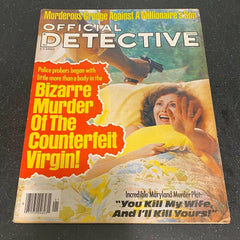 Official Detective January 1979 magazine Real Crime WIP Murder Cover