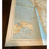 Atlantic Ocean Map Vintage 1939 National Geographic Society 25x31