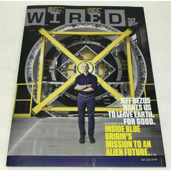 Wired Magazine Nov 2018 Jeff Bezos Blue Origin US-China AI Cold War