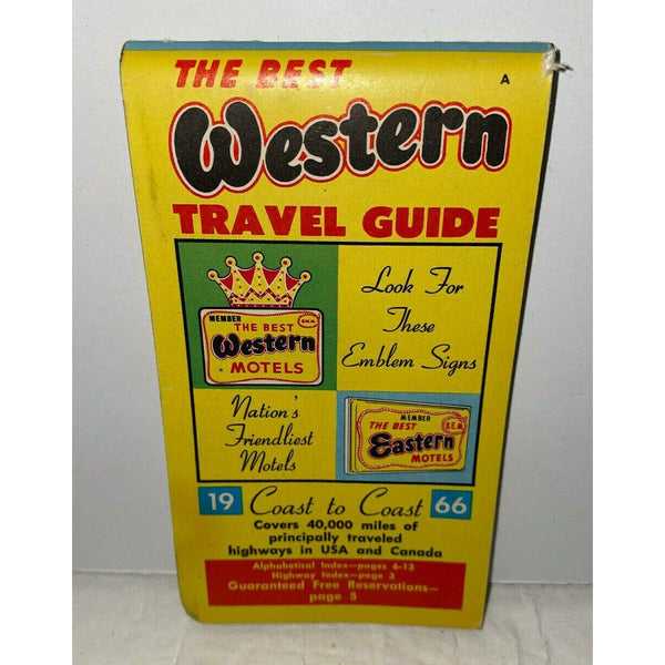 Best Western Travel Guide 1966 Eastern Ashburn Motor Inn Restaurant Georgia