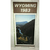 Wyoming Road Map Official 1983 Travel Vintage Gov. Ed Herschler