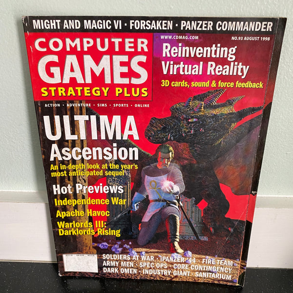 Computer Games Strategy Plus August 1998 magazine PC gaming