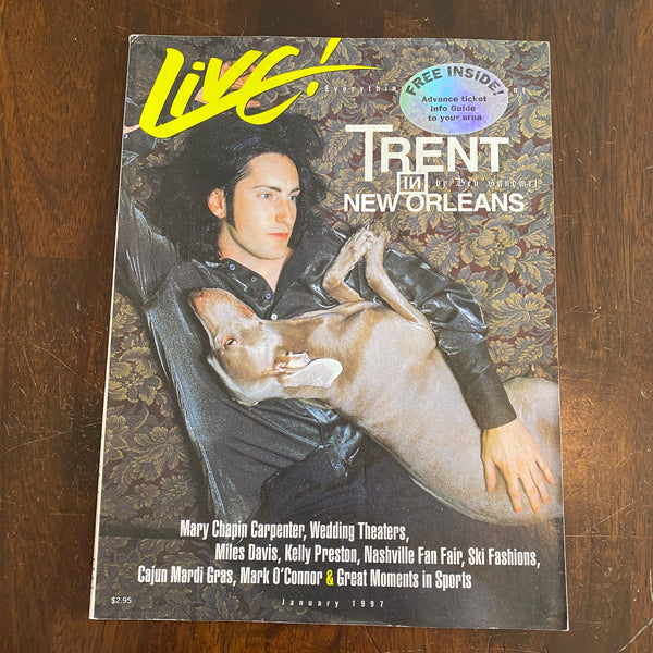Live magazine January 1997 Trent Reznor NIN