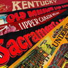 Felt Pennants Lot 5 Vintage Travel Kentucky San Diego Atlanta Sacramento Canada