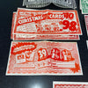 Brunner Booth Photo Developing Coupons Lot of 16 vintage advertising 1950s