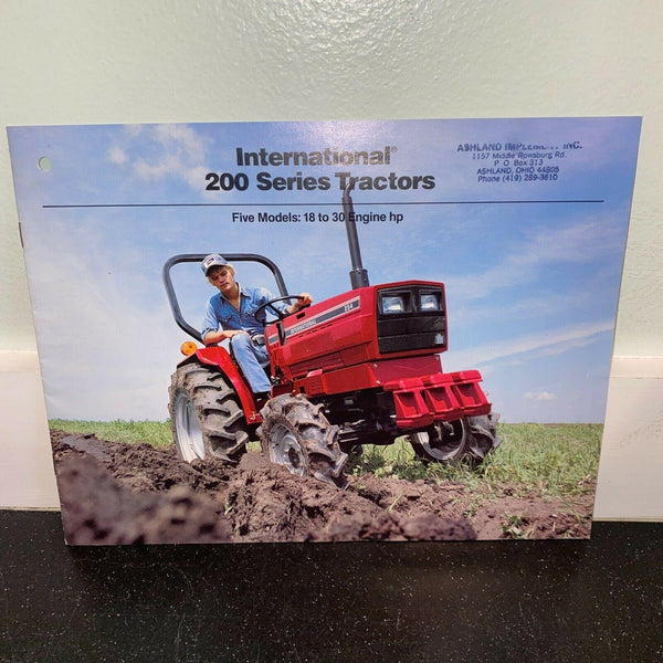 International Harvester 200 Series Tractors Brochure IH Vintage 1997