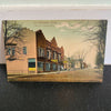 Columbiana Main Street Postcard 1900s Vintage Ohio Koch Bros Grocery PCK Series