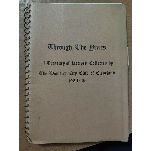 Women's City Club of Cleveland Cook Book 1964 Ohio