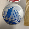 Stevens Hotel Baggage 3 Label Set NOS Vintage 1940s Luggage Stickers + Envelope