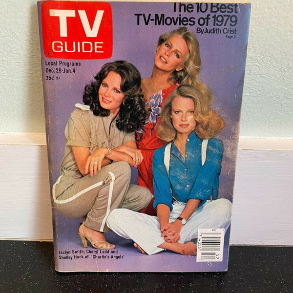 TV Guide December 29 1979 Charlies Angels Jaclyn Smith Cheryl Ladd Shelley Hack