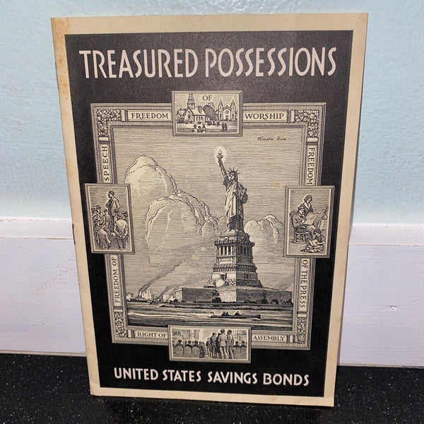 Treasured Possessions United States Saving Bonds Booklet pre 1940