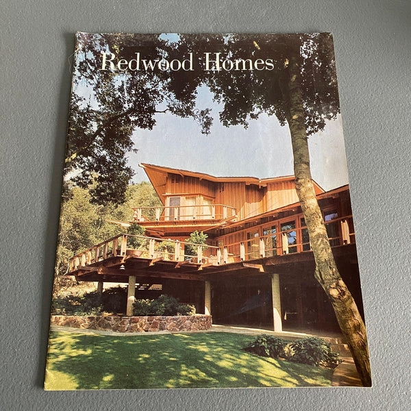 Redwood Homes Brochure California Redwood Association 1960s