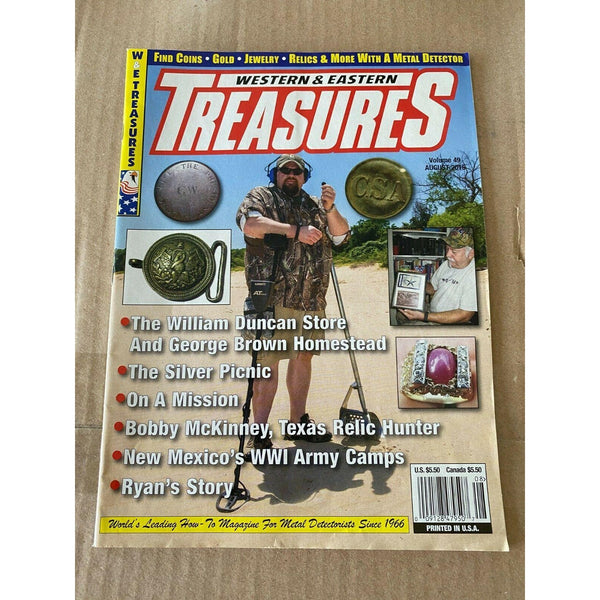 Western & Eastern Treasures Magazine August 2015 WWI Army Camp New Mexico